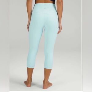 Lululemon Align High-Rise Crop 21" | Icing Blue | size 6 | LIKE NEW